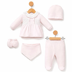 Pack naissance effet mtrouz classy girl 5 pcs velours