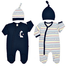 Pack de 2 grenouillères 2 bonnets Roaar