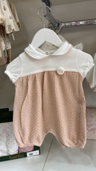 Barboteuse jolie fleur girly 1 pcs coton