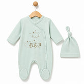 Grenouillère BBN cutie 1 bonnet coton