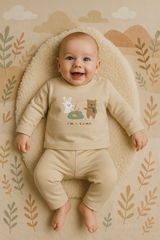 Tenue Time To Camp 2 pcs coton