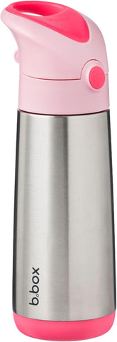 B.box Gourde Isotherme 500 ml en Inox - Flamingo Fizz 12m+