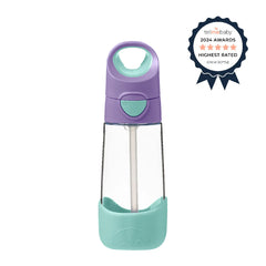 B.box Gourde avec paille 450 ml - Lilac Pop