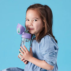 B.box Gourde avec paille 450 ml - Lilac Pop