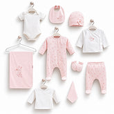 Coffret naissance Love Bunny 10 pcs coton