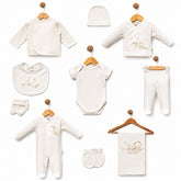 Coffret naissance Happy Moon 10 pcs unisexe coton