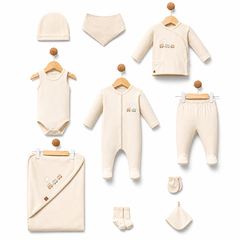 Coffret naissance tchoutchou le train 10 pcs coton