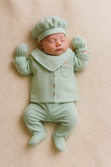 Pack naissance Gentlemen full classe velours 5 pcs