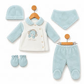 Pack naissance Rock singer 5 pcs Welsoft - Mint Beige