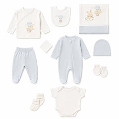 Coffre naissance lapinou fly boy 10 pcs coton