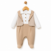 Grenouillère classy boy mode gilet classy coton