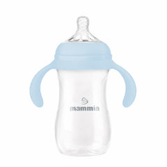 Mammia - Biberon natural feeling a poignée 240 ml - 3m+