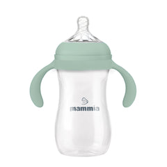 Mammia - Biberon natural feeling a poignée 240 ml - 3m+