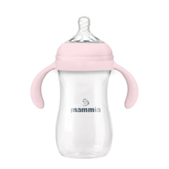 Mammia - Biberon natural feeling a poignée 240 ml - 3m+
