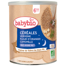 Babybio Céréales Verveine Fleur d’Oranger Camomille 220G 6m+