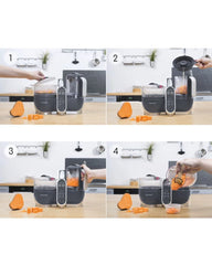 Babymoov Cuiseur à Vapeur Nutribaby(+) Industrial - Gris