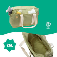 Badabulle - Sac à langer Bowling Vert Olive