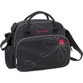 Badabulle - Sac a langer Vintage noir Fuchsia