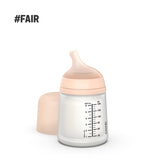 Biberon anti-colique ZERØ.ZERØ™ 180 ml débit adaptable (A) +0 mois - Suavinex