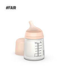 Biberon anti-colique ZERØ.ZERØ™ 180 ml débit adaptable (A) +0 mois - Suavinex