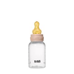 Bibs - Biberon rond Latex 150 ml slow flow PP sans BPA - Blush 0m+