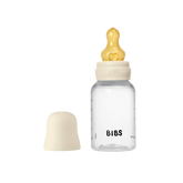 Bibs - Biberon rond Latex 150 ml slow flow PP sans BPA - Ivory 0m+
