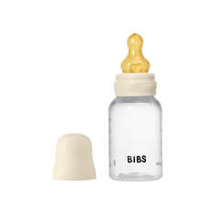 Bibs - Biberon rond Latex 150 ml slow flow PP sans BPA - Ivory 0m+
