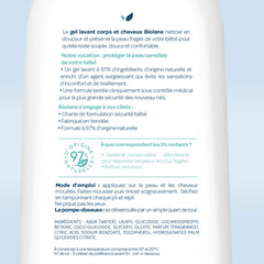 Biolane - Gel lavant corps et cheveux 500 ml