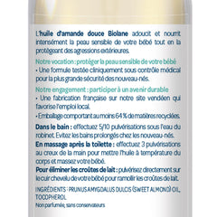 Biolane Huile d'amande douce 75 ml