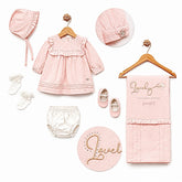 Pack naissance robe avec accessoires 6 pcs Premium
