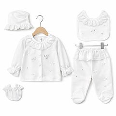 Pack naissance oiseaux fleury 5 pcs coton