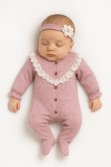 Grenouillère Natural 1 bandana coton