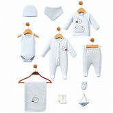 Coffret naissance nounours pocket 10 pcs coton