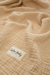 Couverture Muslim 4 layer 120x120 cm - Beige