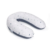 Domoo - Buddy Coussin d'allaitement maternité Blue Grey moon