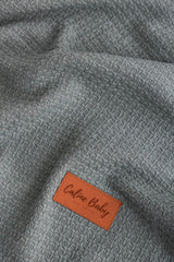 Couverture Unie Coton piqué 100x115 cm - Icerberg Green