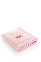 Couverture Unie Coton piqué 100x115 cm - Pembe pour Bébé