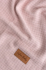 Couverture Unie Coton piqué 100x115 cm - Pembe pour Bébé