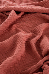 Couverture en mousseline 4 Layers 120x120 cm - Brick