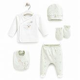 Coffret naissance Teddy Bear 5 pcs coton