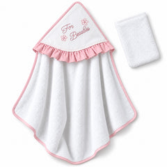 Cape de bain For beauties avec 1 gant 80x90 cm - 0m+