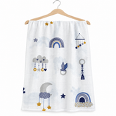Draps lange Tribe blue 75x85 cm