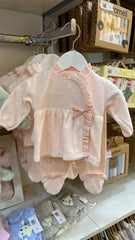 Pack naissance nœud froufrouté col et milieu velours 5 pcs