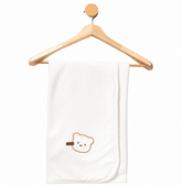 Couverture coton Nounours Pocket 80x90 cm