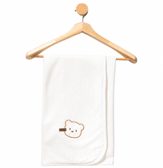 Couverture coton Nounours Pocket 80x90 cm