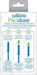 Distributeur de médicaments liquides Dr Brown's Tailles 0-6 mois et 6-18 mois +