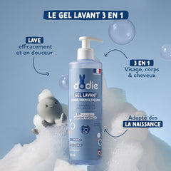 Dodie - Gel Lavant Bébé 3en1 500 ml