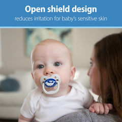 Dr. Brown's sucettes Advantage Glow-in-the-Dark blue dark 0-6 mois