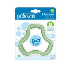 Dr. Brown's Anneau de dentition Flexees Vert 3 Mois+