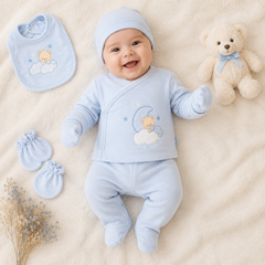 Pack naissance nounours sleep well 5 pcs coton